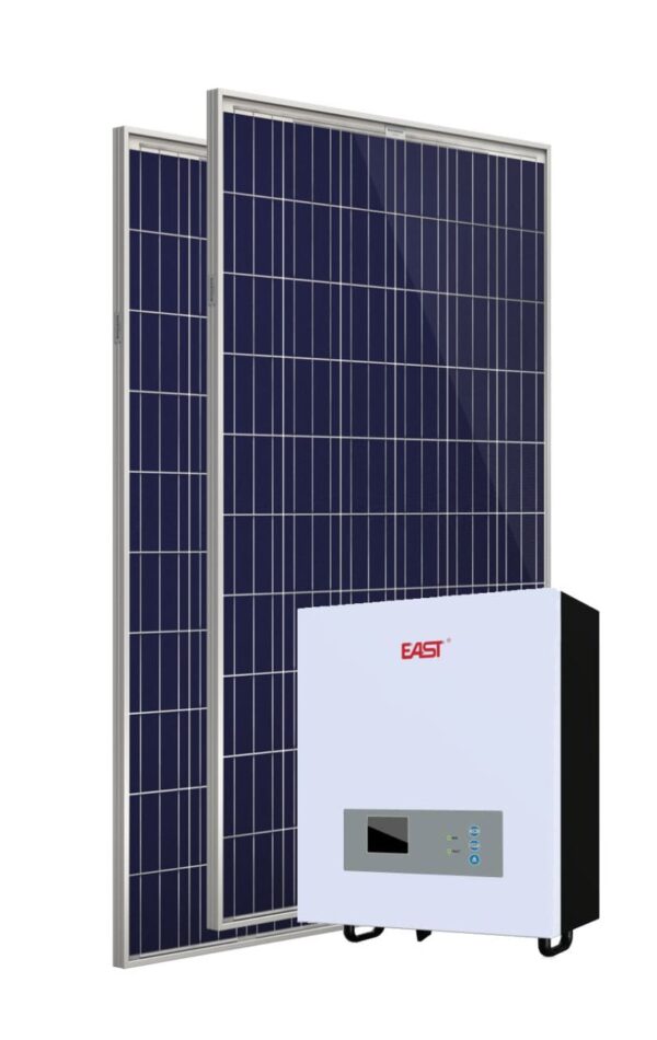 Mauve panel Plague Sistem fotovoltaic off grid 1000W cu inverter si 2 panouri solare - Case și  instalații